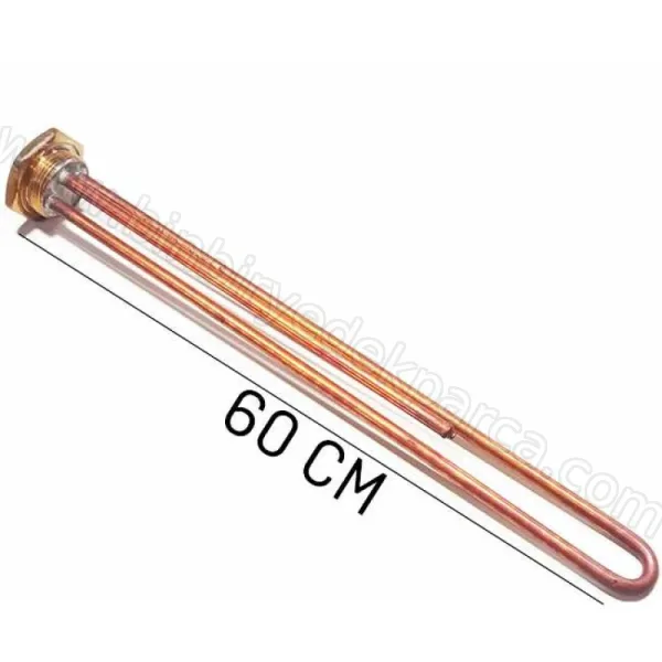1-1/4 İtalyan Tip Güneş Enerjisi Rezistansı 220V 3000 watt Bakır Ø 8,5 mm – 60 cm 