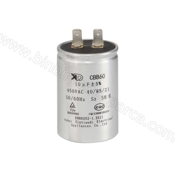10 Μf 450V Buzdolabı Motor Kalkış Kondansatörü | Start Kapasitör