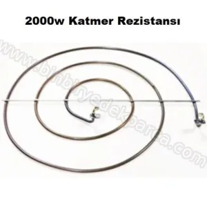 Katmer Fırın Rezistansı 2000W 220V 
