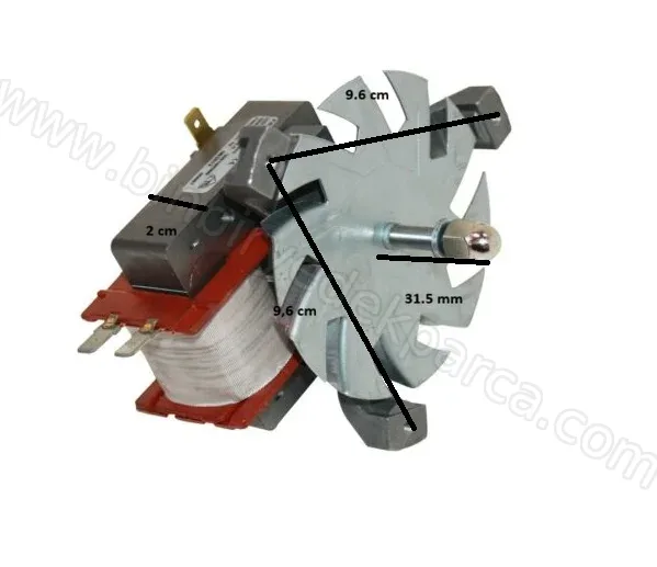 300180380 Ankastre Fırın Fan Motoru 