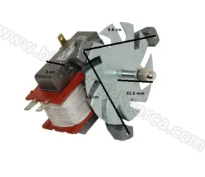 300180380 Ankastre Fırın Fan Motoru 
