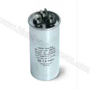 40+1.5 Uf Klima Motor Kondansatörü | Klima Kalkış Kapasitörü 5400962204