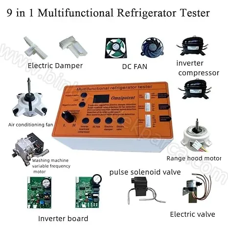 9'u 1 Arada Çok Fonksiyonlu İnverter Buzdolabı Test Cihazı