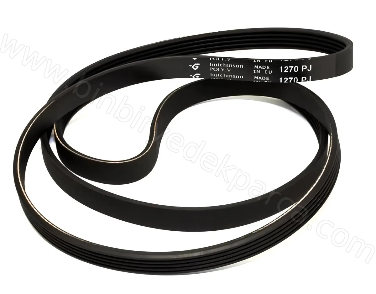 1270 H7 El Çamaşır Makinesi Kayışı 2810260100 İnce Diş Kazan Kayışı