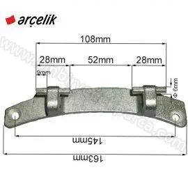 Çamaşır Makinesi Kapak Menteşesi - 2850610100