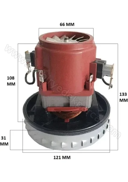 Elektrikli Süpürge Motoru Bt43 Yada srv48