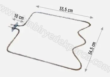 Fırın Alt Isıtıcı Rezistans 100100-001159-1 220 V 1350 W 262900002