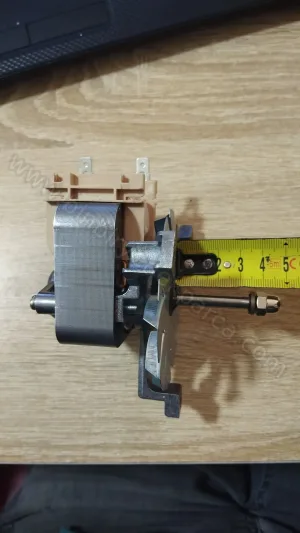 Fırın Fan Motoru Mil Boyu 104 Mm
