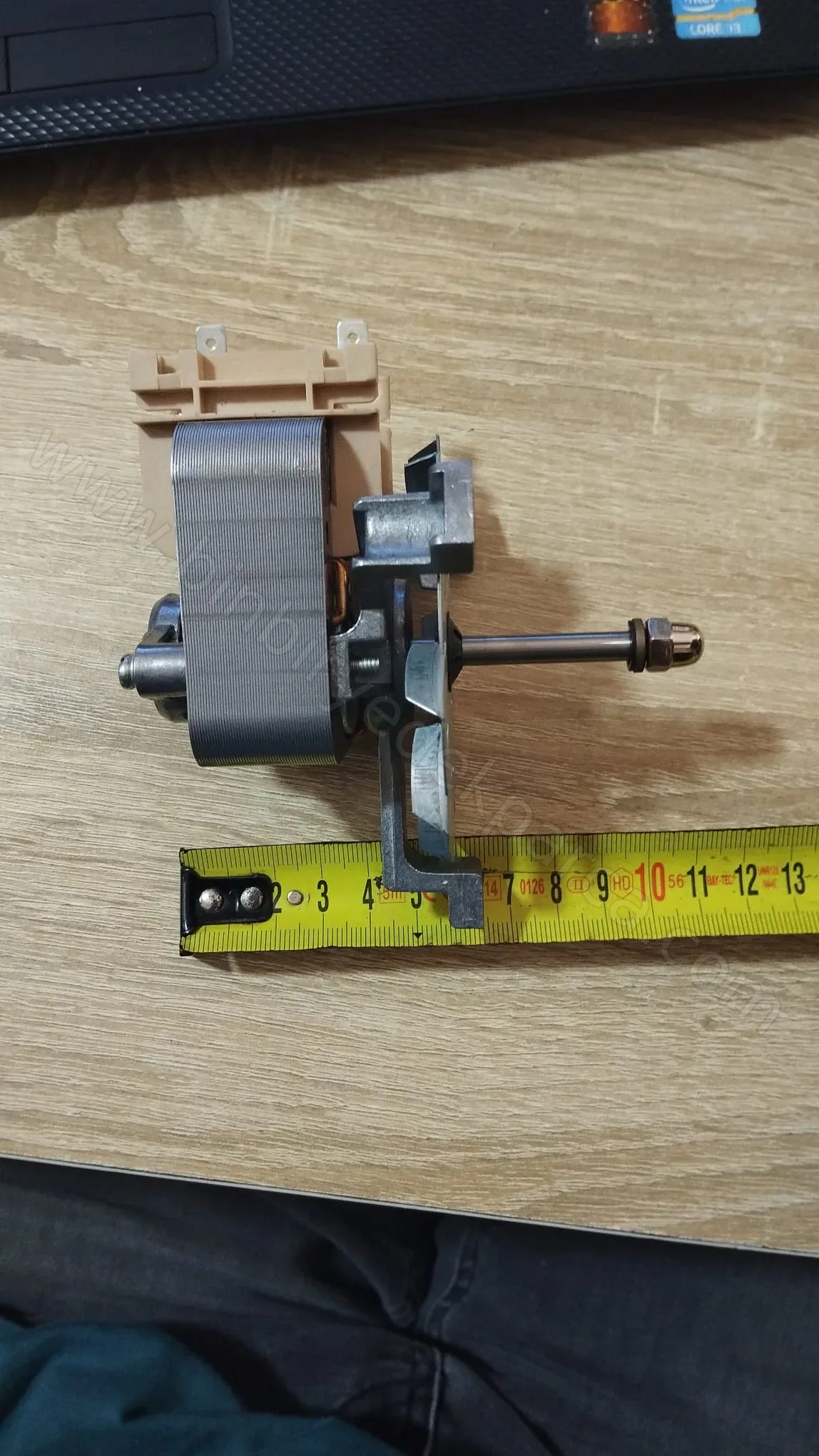 Fırın Fan Motoru Mil Boyu 104 Mm