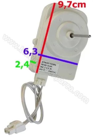 İnvertör Buzdolabı Fan Motoru - 4364270285