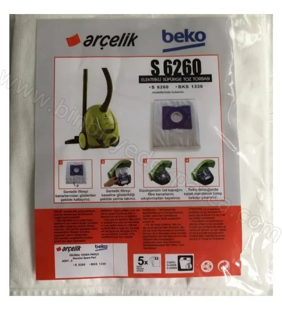 Elektrikli Süpürge toz Torbası