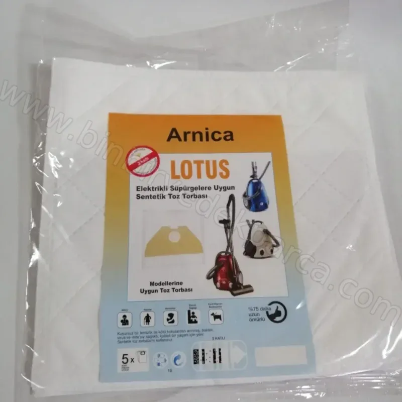 Arnica Lotus Elektrikli Süpürge Toz Torbası 