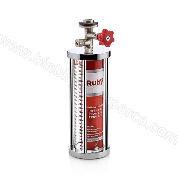 Gaz Şarj Ünitesi R600a R290a Metal Başlıklı Cam Şişe Gaz Dolum Cihazı