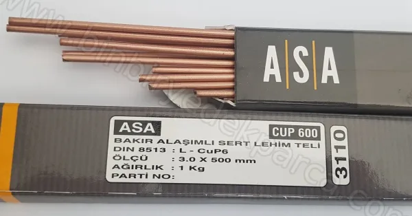 Yuvarlak Bakır Alaşımlı Sert Lehimli Kaynak Teli 1 Kg