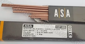 Yuvarlak Bakır Alaşımlı Sert Lehimli Kaynak Teli 1 Kg