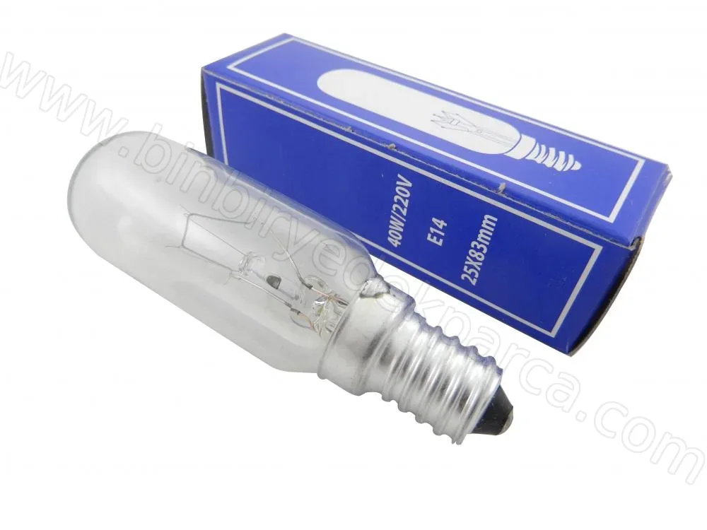 Aspiratör Ampül Lamba E14 25X83MM 40W