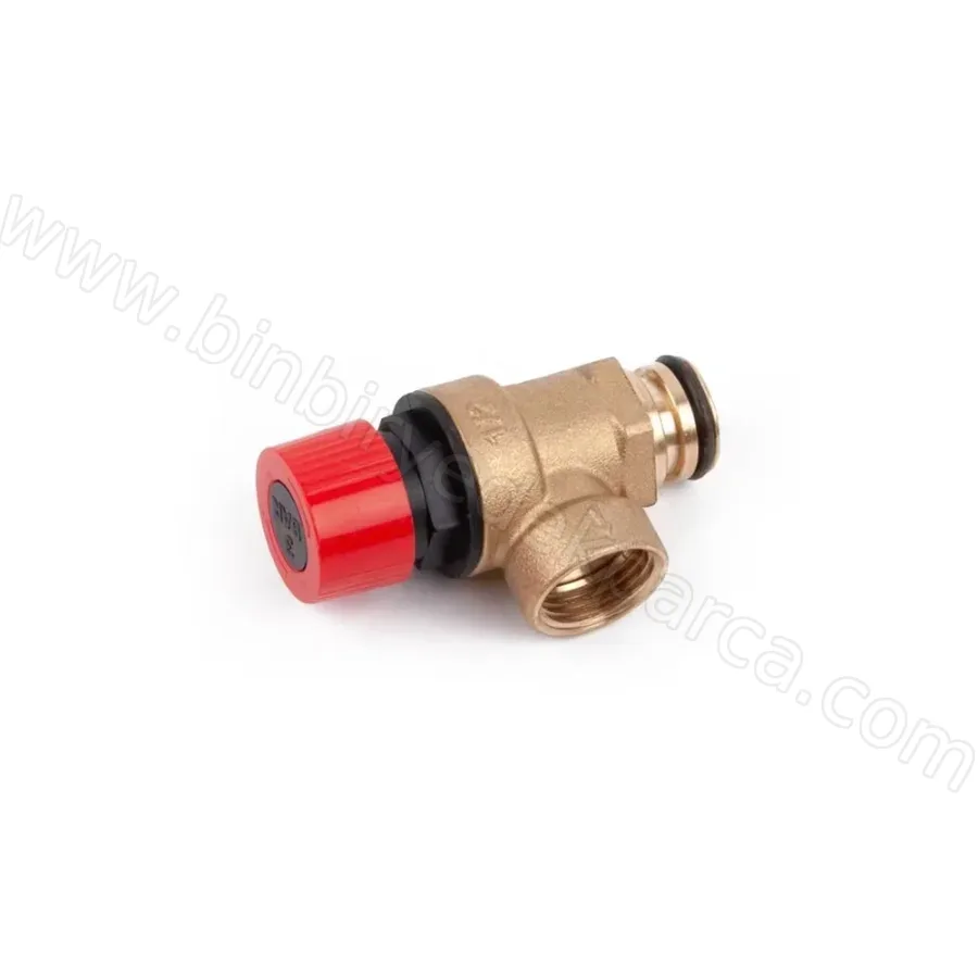 baymak Eca Kombi 3 Bar Emniyet Ventili Metal Geçmeli Tip 1/2 