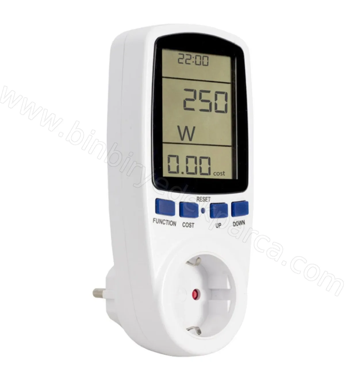 Beyaz Eşya Dijital Wattmetre Ölçüm Cihazı 230V 3680W Max 16A