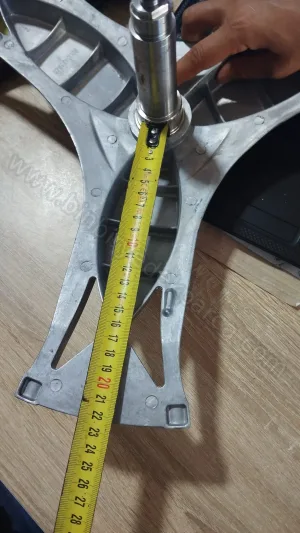 Çamaşır Makinesi 3 Ayak Tambur Şaftı Logixx 8 Kg Uzun Mil (6206-6205) 37.4x62x10/12 Keçe