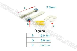 Çamaşır Makinesi Kare Amortisör Tamir Takımı 00673541