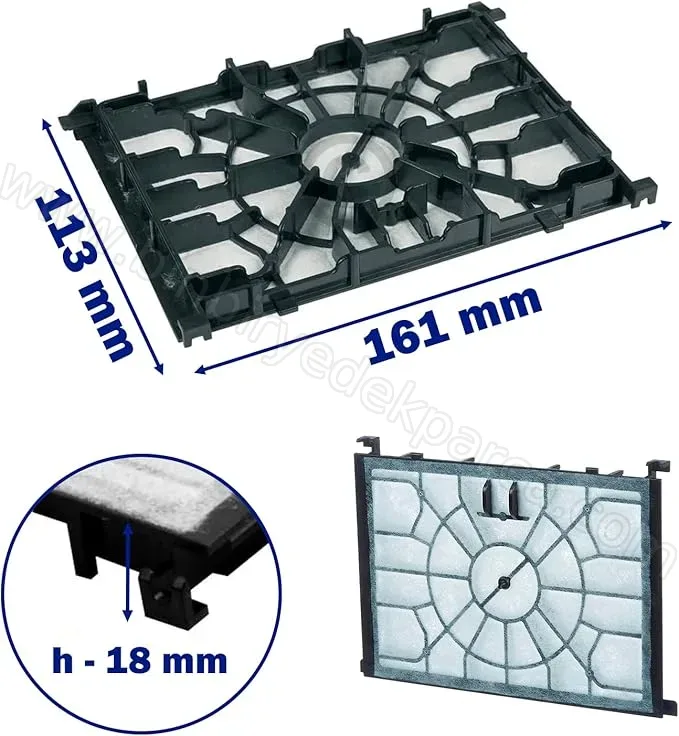 Elektrikli Süpürge Siyah Kafesli Hepa Filtre 00577117