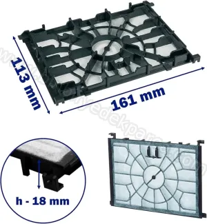 Elektrikli Süpürge Siyah Kafesli Hepa Filtre 00577117