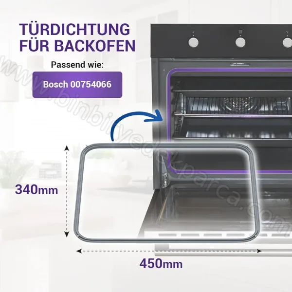 Fırın Kapak Contası Gri Jonta 46X33-754066
