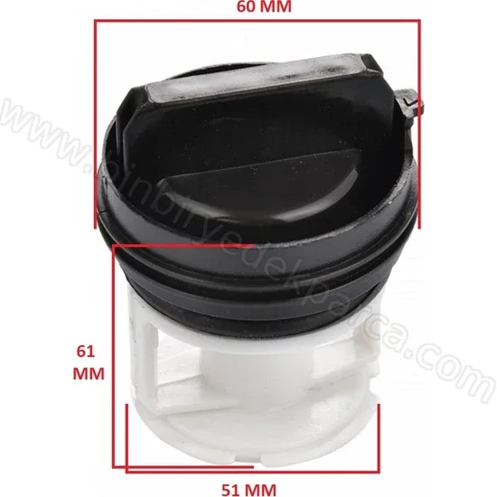 Logixx Pompa Filtre Kapağı Çamaşır Makinesi Pompa Kapak 614351