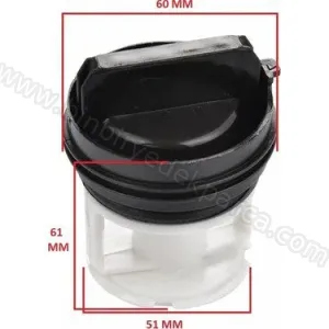 Logixx Pompa Filtre Kapağı Çamaşır Makinesi Pompa Kapak 614351