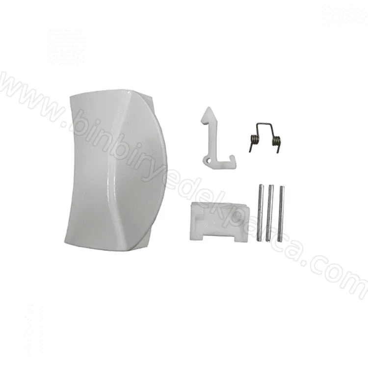Çamaşır Makine Kapak Mandal Tutamak Kare Gri 483087
