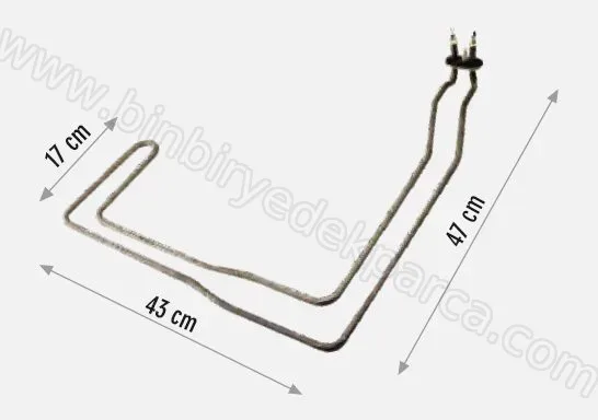 Bulaşık Makine Rezistansı 100400-020353 230 V 2000 W