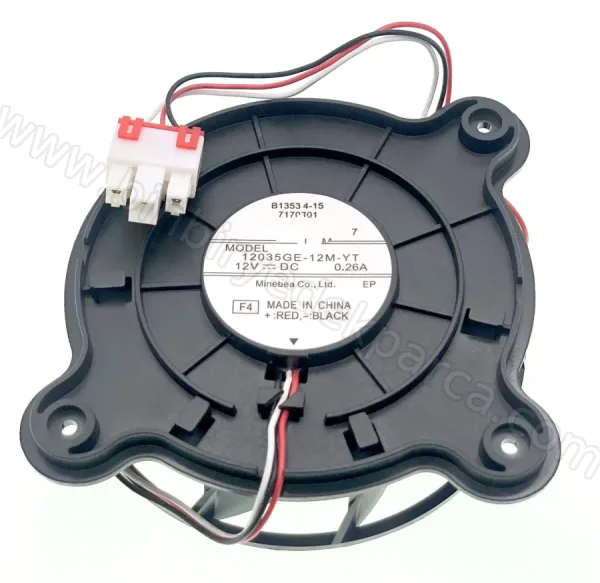 Buzdolabı Fan Motor 12035GE-12M-YT DC 12V 0,26A