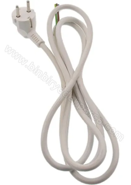 Çamaşır Buzdolabı Ve Bulaşık Makinesi Elektrik Güç Kablosu 3x1.5 (2 Metre )