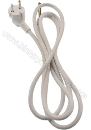 Çamaşır Buzdolabı Ve Bulaşık Makinesi Elektrik Güç Kablosu 3x1.5 (2 Metre )