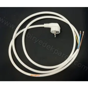Çamaşır Buzdolabı Ve Bulaşık Makinesi Elektrik Güç Kablosu 3x1.5 (2 Metre )