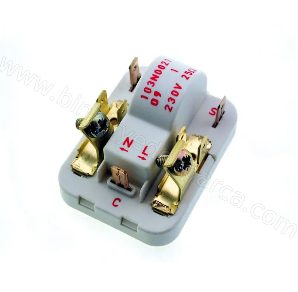103N0021 Elektronik Buzdolabı Motor Röle | 1/2-1/3 Hp Danfos Kompresör Kalkış Rölesi