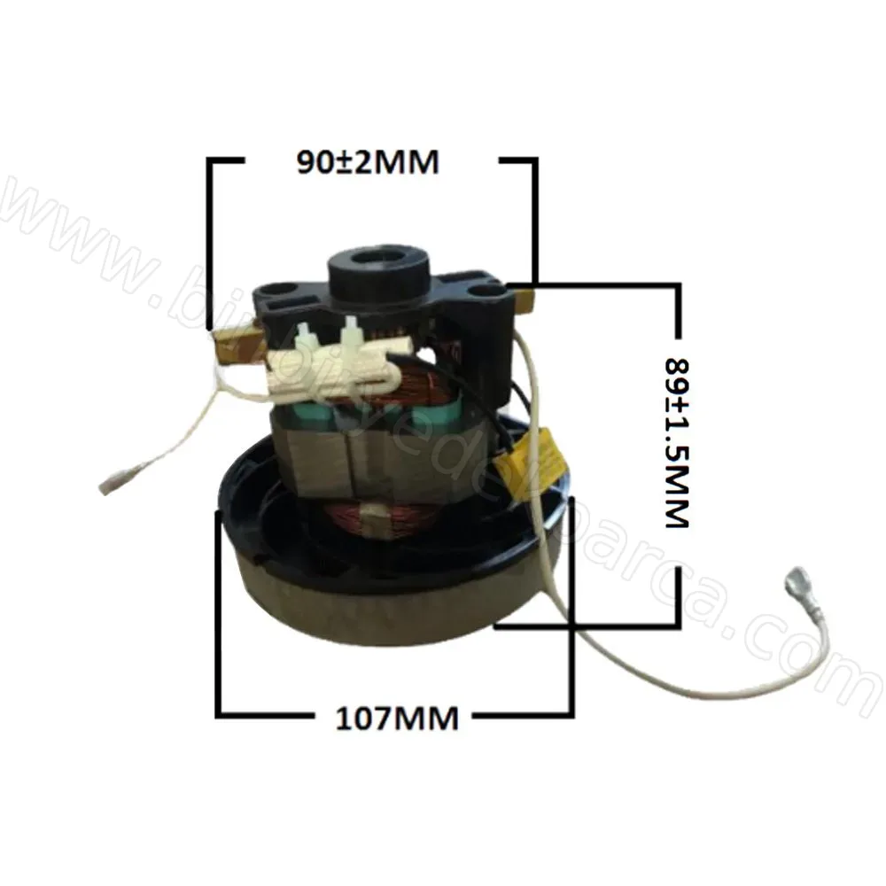 Dik Elektrikli Süpürge Motoru Bt0102 800W 220 Volt