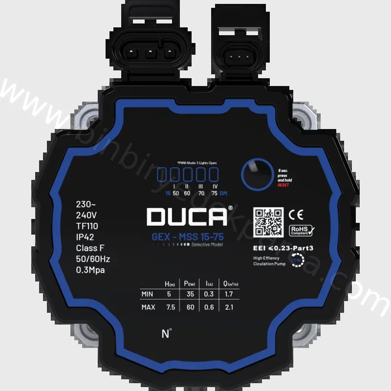 Duca gex-mss 15-75 / Grundfos uyumlu kombi pompası kartlı