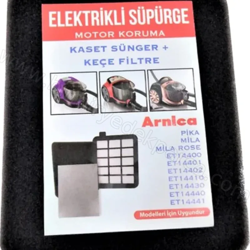 Duo Set Elektrikli Süpürge Sünger