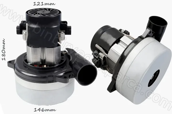 Elekrikli Süpürge Motoru Egzostlu 220V 1300W Bakır Sargılı bt0170