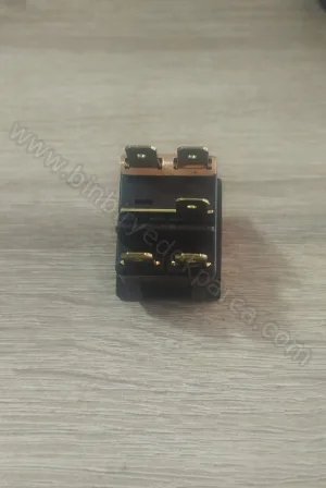 Elektrikli Soba Açma Kapama Anahtarı İkili Işıklı Şalter 5 Soketli 16A