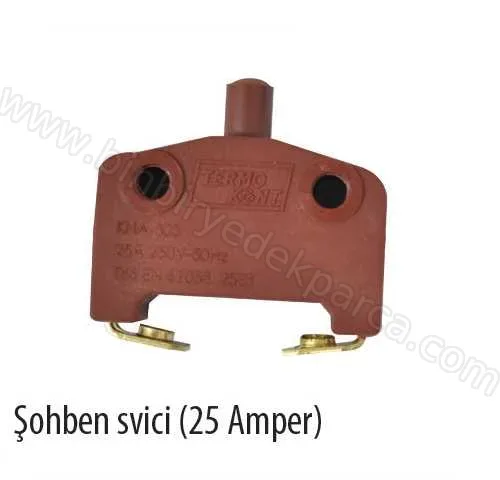 Elektrikli Şofben 25 Amper Şofben Switch