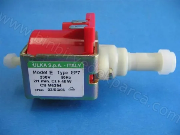 ULKA Elektrikli Süpürge Halı Yıkama Pompa Motoru 48 Watt EP7