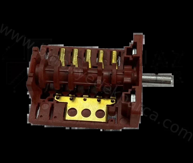Fırın Çevirme Şalteri Komütatör 6lı 17mm