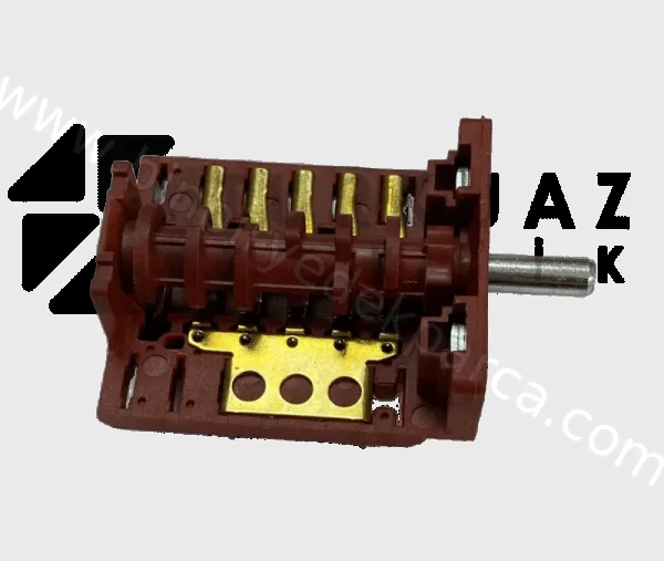 Fırın Çevirme Şalteri Komütatör 6lı 17mm