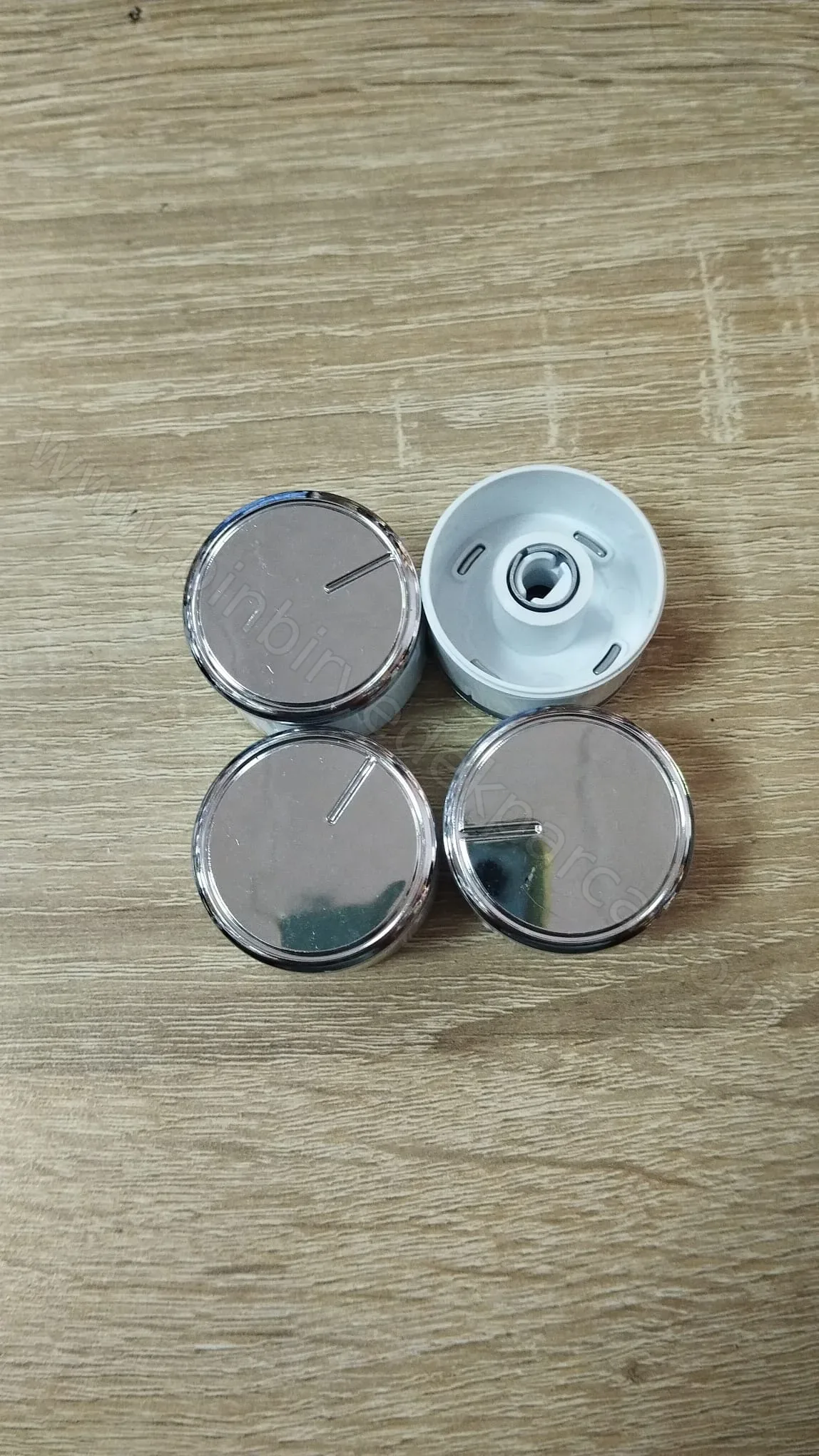 Fırın Ocak Düğme Takımı No: 59 Poşetli (Üniversal) Beyaz Kısa Adaptör