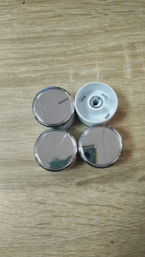 Fırın Ocak Düğme Takımı No: 59 Poşetli (Üniversal) Beyaz Kısa Adaptör