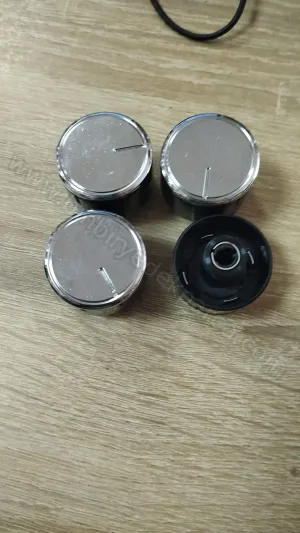 Fırın Ocak Düğme Takımı No: 62 Poşetli (Üniversal) Siyah Uzun Adaptör