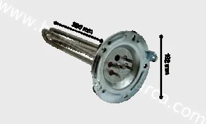 Flanşlı Titanyum Çiftli Termosifon Rezistansı 220 Volt 1200x1800w