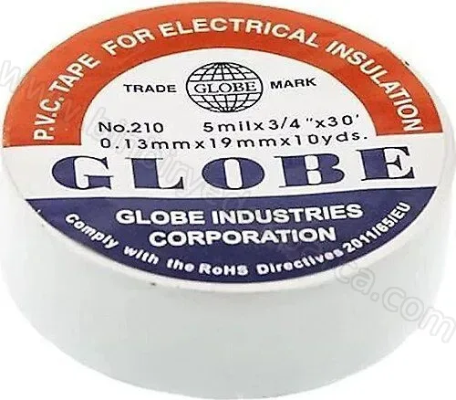 Globe İzole Bant Beyaz Elektrik Bandı 1 Adet